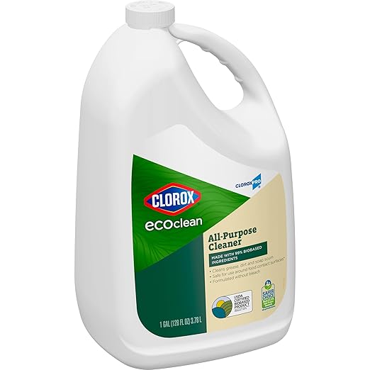CloroxPro Clorox EcoClean All-Purpose Cleaner Refill, 128 Fluid Ounces, Pack of 4