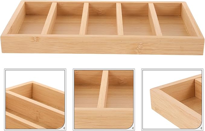 2pcs Eyeglasses Organizer Tray with 5 Compartments Sunglasses Display Case Eyewear Storage Box for Home and Retail Use