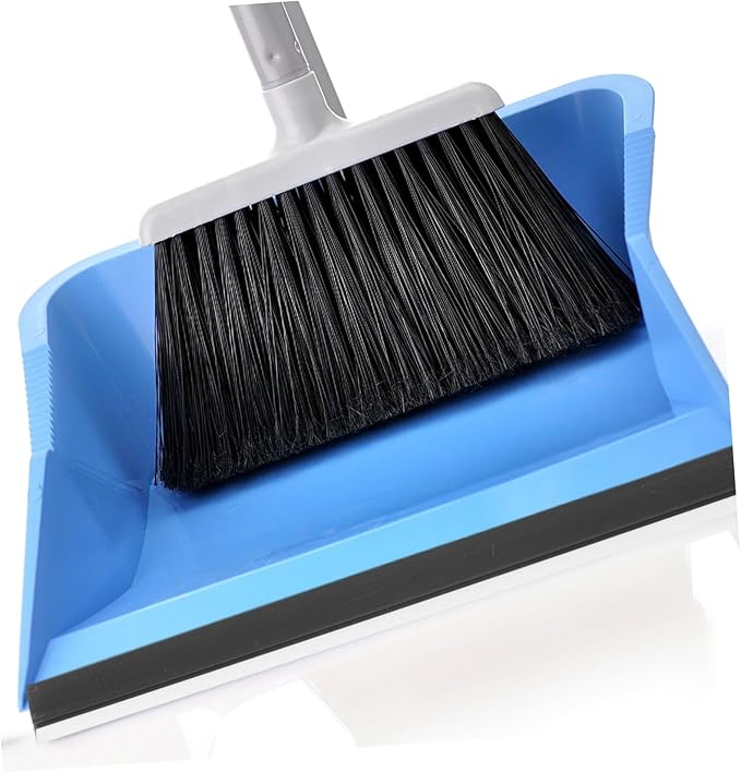 4Pcs Dustpan Rubber Lip Replacement Strips Edge Accessories for Broom Shovel and Garbage Cleaning Tools Easy to Install and Rubber Material