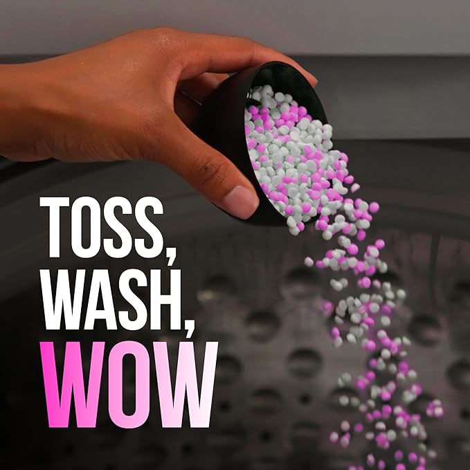 Downy Unstopables Fusions Odor Defense In-Wash Laundry Scent Booster Beads, Sunrise + Nectar Scent, 10.7 OZ, 2-in-1 Laundry Beads for Odor Defense
