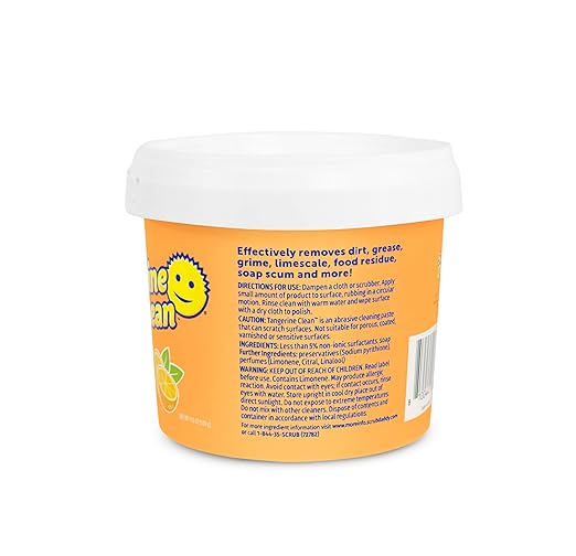 Cleaning Bundle - Scrub Daddy Sponge and Tangerine Cleaning Paste Set
