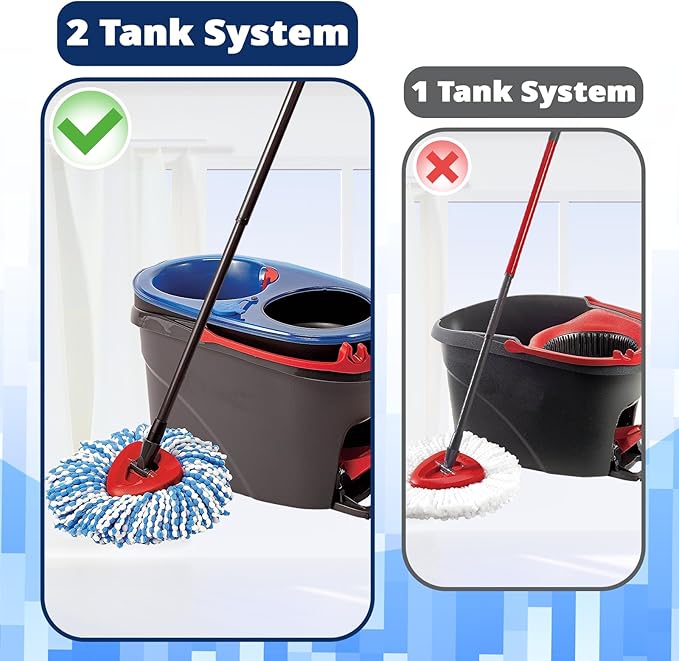 Spin Mop Replacement Head, 3 Pack Mop Replacement Head, Easy Cleaning, Microfiber, Spin Mop Refills, Machine Washable