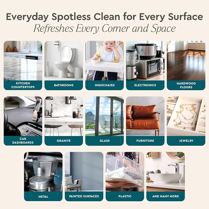 Puracy Multi-Surface Cleaner Clean Can- Plant-Powered All Purpose Cleaner - Surface Cleaner Solution As Seen on TikTok (Green Tea + Lime, 14.4 fl oz, 3 Pack)