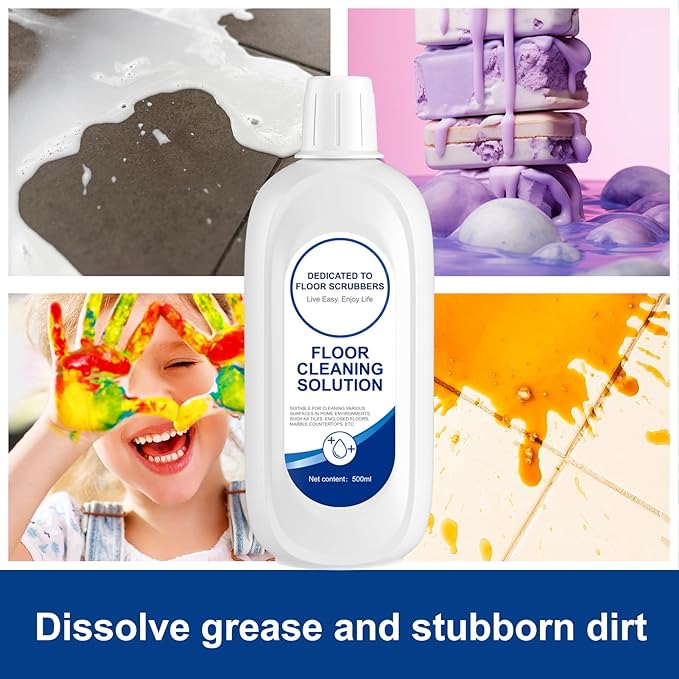 Floor Cleaner 1000ml Lavender Scent Compatible with Tineco Cleaning Solution, Residue & Streak Free, Suitable for All Robot Vacuum Cleaners and Wireless Wet Dry Dual-Use Vacuum Cleaners (Original)