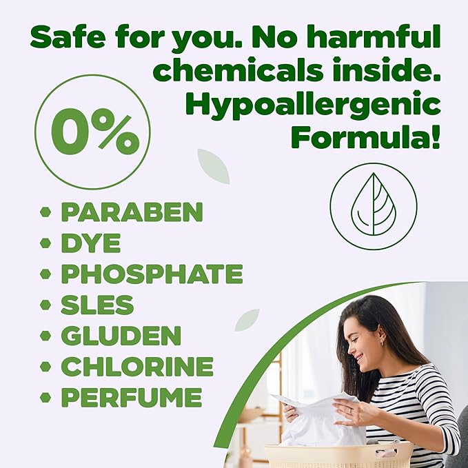 Fabric Softener, Plant-Based Liquid Fabric Softener, Non-Toxic, Hypoallergenic, EcoCert Certified, Vegan, Natural Lavender Scent, Static Control, 32 Washes, 34 fl oz (1000 ml)