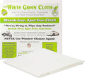 1-Pack Reusable Cleaning Cloth for Streak-Free Windows, Mirrors & All-Purpose Cleaning – Chemical-Free, Absorbent, Non-Abrasive, 16" x 16" White Cleaning Rag, Made in the USA