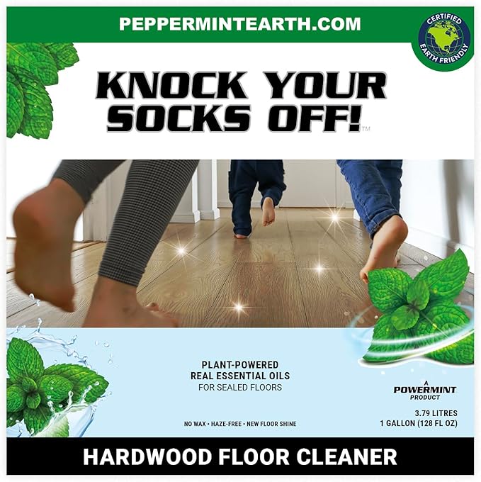 1 Gallon ‘Knock Your Socks Off!’ Hardwood Floor Cleaner