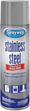 Sprayway Water-Based Stainless Steel Cleaner, 15 Fl Oz (Pack of 1)