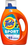 Tide Ultra Sport Liquid Laundry Detergent, 92 fl oz, 65 Loads, Laundry Detergent Liquid with Advanced Sweat plus Stain Fighters