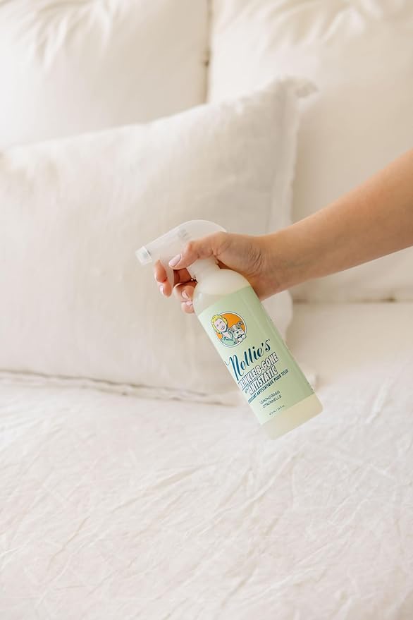 Nellie's Wrinkle-B-Gone - Plant-Based Clothing Static & Wrinkle Remover - Convenient, Responsible, and Effective - Revitalize Your Clothes in Minutes (16 fl oz) - Made in Canada