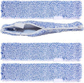 4 Pack 14" Microfiber Window Scrubber Refill Replacement Compatible with Unger 966540 Professional Scrubber Refill Sleeve, Reusable Squeegee Cloth Sleeve for MR.SIGA Professional Window Cleaning