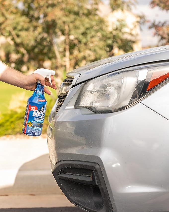 Repel Auto Glass Cleaner, Streak-Free with Protective Nano Barrier. Minerals, & Grime. Makes Glass Self-Cleaning. Safe & Non-Toxic - 32 oz
