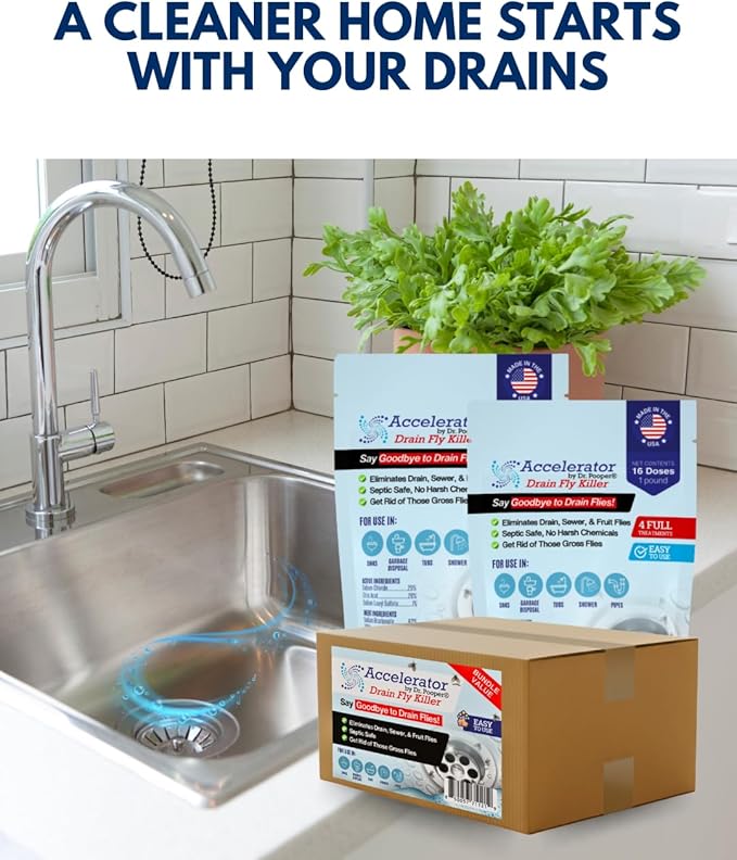 Drain Powder 32oz Powder – Complete Drain & Pipe Treatment Kit