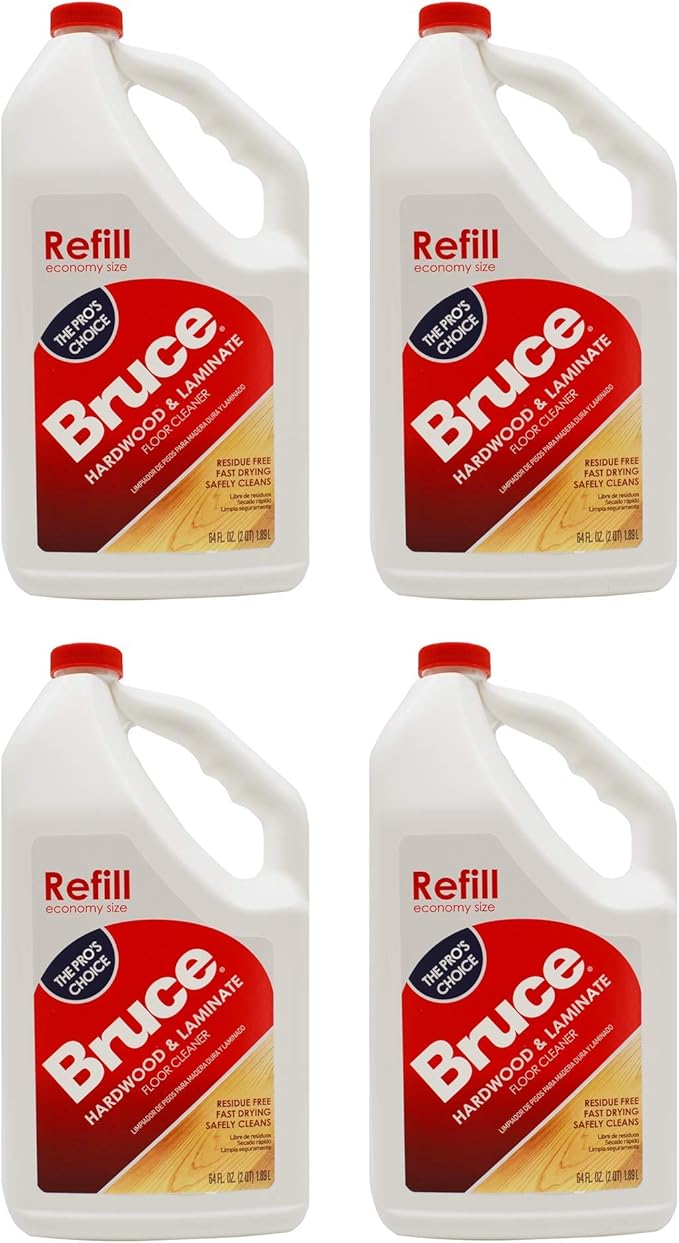 Bruce 64 oz NoWax Hardwood and Laminate Floor Cleaner Refill (Pack of 4)
