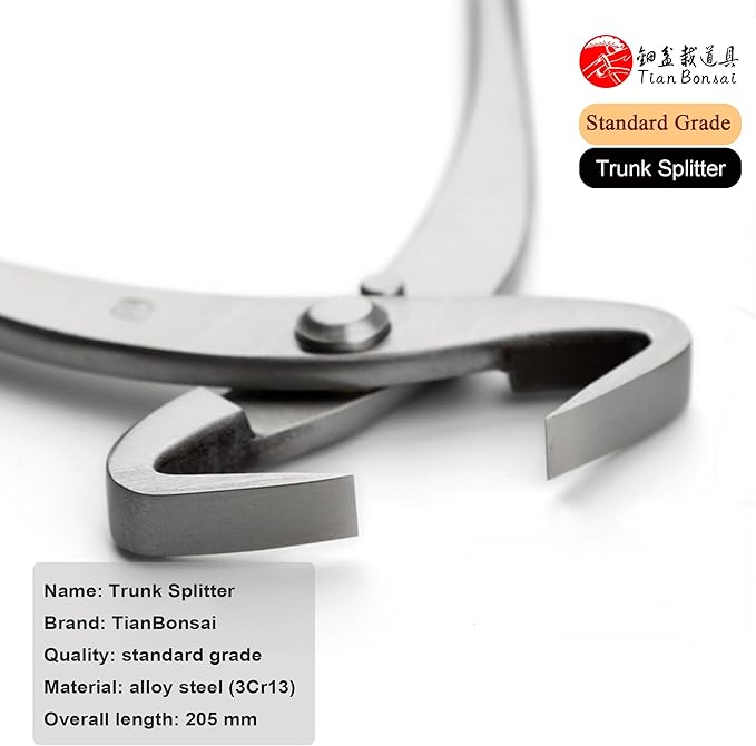 tianbonsai Standard Series Bonsai Tools Trunk Splitter/Root Cutter from (205 Mm Trunk Splitter)