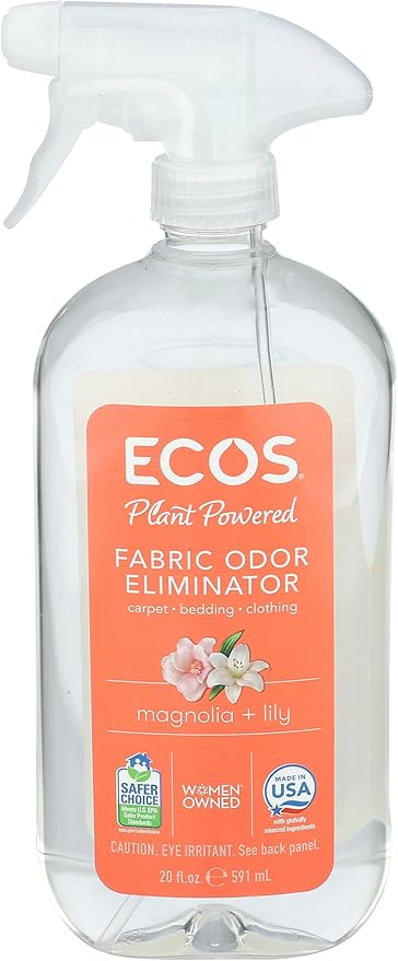 Ecos, Fabric Refresher Odor Eliminator Magnolia Lily, 20 Ounce