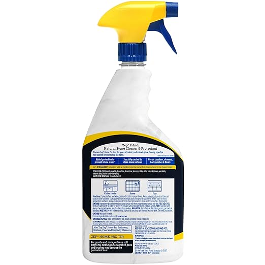 Zep Home Pro 2-in-1 Natural Stone Cleaner & Protectant. 24 Fl. Oz. (Pack of 1) (The New Title)
