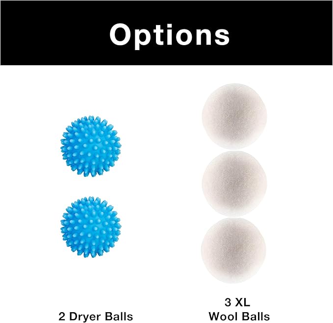 Smart Design Plastic Dryer Balls with Spikes - Set of 2 - Fabric Softener - Eliminates Wrinkles and Reduces Static - for Laundry, Clothes, Fabrics - Blue