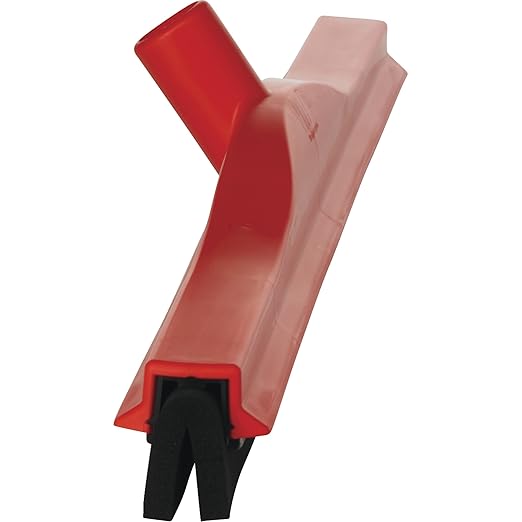 Vikan 77544 Squeegee,Fixed Head,Floor,24",PP/RB,Red