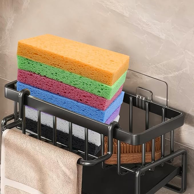 Large Cellulose Sponges, Kitchen Sponge for Dish, Thick Heavy Duty Scrub Pads, Non-Scratch Scrubber for Household/Cookware/Bathroom/Office/Boat 5.5" x 3" x 1" (7 Pack) Yellow