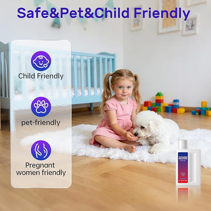 Lavender Floor Cleaning Solution Compatible with Dreame Wet & Dry Vacuum and Robot， Residue & Streak Free,Suitable for All Robot Vacuum Cleaners and Wireless Wet Dry Dual-Use Vacuum Cleaners