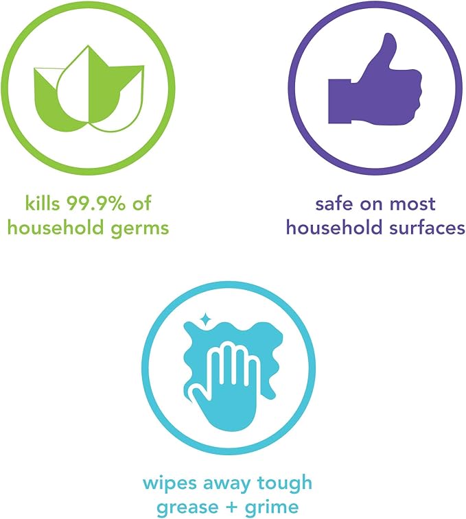 Method Antibacterial Bathroom Cleaner, Kills 99.9% of household germs, Spearmint, 28 Fl Oz, 4 pack