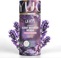 YUCO Scent Beads Laundry Natural,Ultra-Concentrated Two-Color Laundry Beads,Effective Fabric Deodorizer,Soften,Static Free,Microcapsule Tech Scent Lock Fresh Last 12Weeks(Lavender Amberwood,12.6OZ)