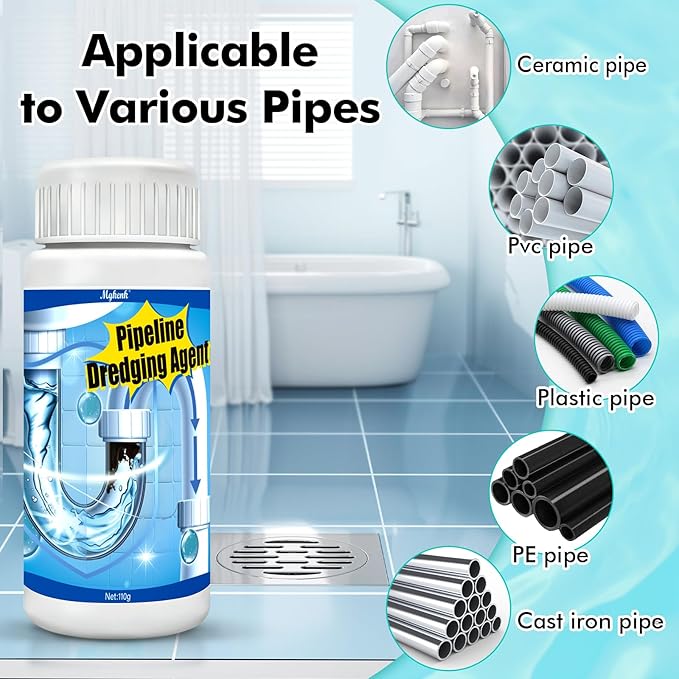 Wild Tornado Drain Clog Remover,Powerful Pipeline Dredging Agent,Unclog Sink Drain Cleaner, for Kitchen Bathroom Sinks Tubs Pipe