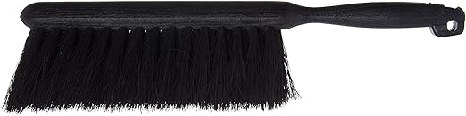 SPARTA Flo-Pac Counter Brush Scrub Brush, Cleaning Brush with Synthetic Fiber Bristles for Cleaning, 8 Inches, Black