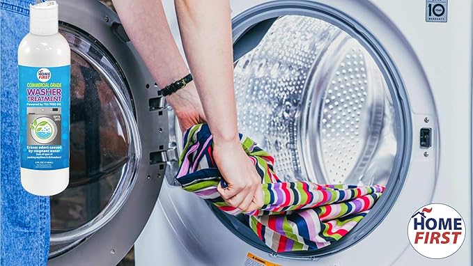 Washing Machine Cleaner and Deodorizer, 2 Treatments — Tea Tree Oil Removes Odor-Causing Residue from Front and Top Load Washers
