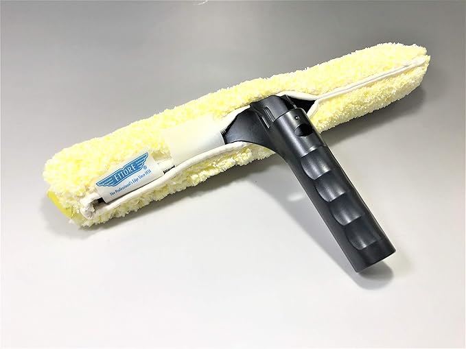 Ettore 71181 Professional Stainless Backflip Window Cleaning Combo Tool, 18-Inch
