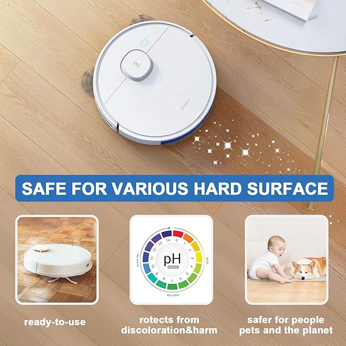 Floor Cleaning solution (120 Packs),Compatible With iFLOOR, Floor One S3/S5/S6/S7 Wet Dry Vacuum Mop |Deep Stain & Odor Removal | Safe for All Floors (Hardwood, Tile, Carpet)