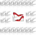 24 Pack Clear Shoe Slots Organizer - Adjustable Height 3.7''to 7.7'' Shoe stackers for a pair of shoes ,Shoe rack storage shoe space saver 50%,Easy to assemble shoe hold shoe organizer for cloest