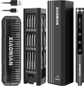 3.7V Precision Electric Screwdriver Set,76 IN 1 Mini Electric Screwdriver Cordless Set with USB Charging,5 Torque Settings Repair Tool Kit for Electronics Phone Camera Laptop Watch