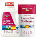 Truly Free Natural Fabric Softener | Non-Toxic for Babies & Kids Sensitive Skin | Plant-Based Laundry Softening Conditioner | Safe, Gentle & Chemical-Free | Unscented | 1 Pack with Jug