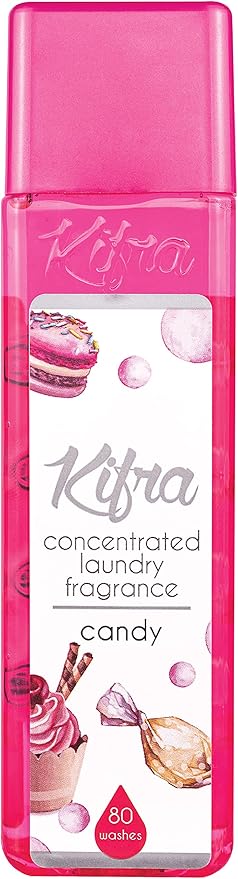 KIFRA CANDY Concentrated Laundry Fragrance 6.76 Fl Oz 200ml 80 Washing Cycles