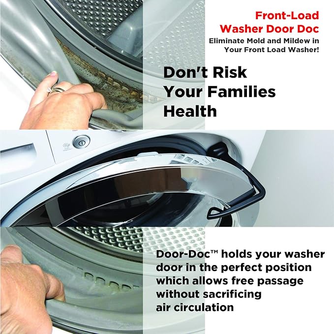 Door-Doc. Your washing machine NEEDS this, your family deserves fresh laundry, free of odor causing moisture! Stop washer odors for GOOD Simple fix for an enormous issue