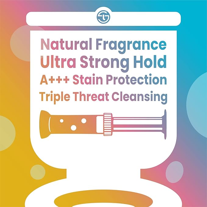Simple Life Toilet Gel Stamp – Fresh Flower Scent, Anti-Limescale Toilet Cleaner Gel, Deodorizing & Long-Lasting Freshness, 32 Stamps Variety Pack
