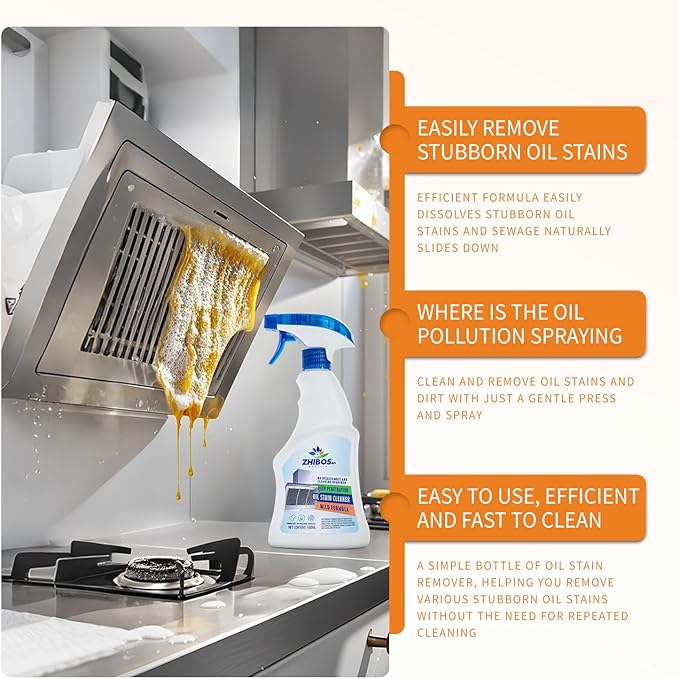 All Purpose Cleaner, Remove Stains Cleaning Spray, Kitchen Cleaner Spray, Multi Purpose Cleaner Spray Removes Grease, Grime, And Stains On Bathrooms, Floors, and More (3pcs)
