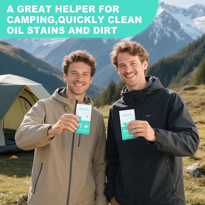 twoworld Disposable Dish Cleaning Wipes,Dish Wipes for Washing Dishes No Water for Camping Travel Kitchen Outdoor(pack of 30)