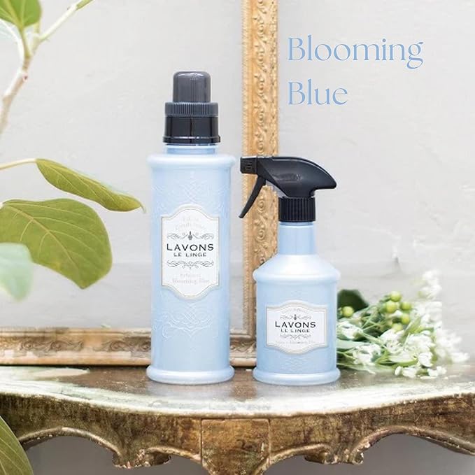 LAVONS Fabric Spray Freshener for Carpet Fresh, Pet Safe Linen Spray for Bedding, Organic Fabric Refresher Spray for Home & Offices, Natural Carpet Freshener from Japan, 12.5 Fl Oz BLOOMING BLUE 2EA