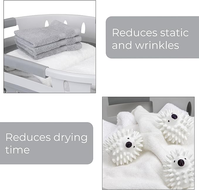 Smart Design Plastic Porcupine Dryer Balls- Set of 4