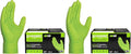 GLOVEWORKS HD Green Gloves, 8 Mil Nitrile Disposable Heavy Duty Raised Diamond Grip Mechanic Glove, Bulk Purchasing Options