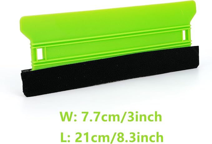 2Pcs Plastic Felt Squeegee, 8.3inch Long Wallpaper Smoother, for Clean & Smoothing, Vinyl Wrap Squeegee, Window Tint Squeegee, Vinyl Scraper, Decal Applicator, Scratch-Free