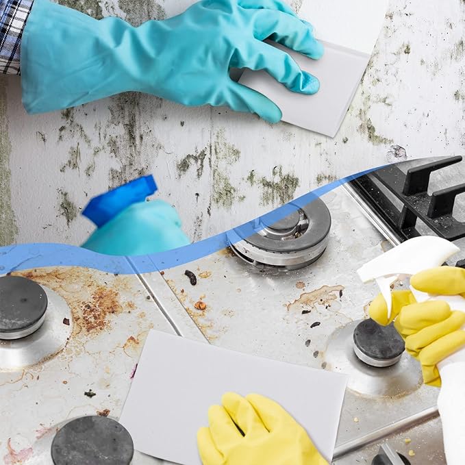 Sawysine 100 Pack Eraser Sheets Sponge Disposable Thin Cleaning Melamine Sheets Foam Sponge Pads Home Eraser Wipes for Kitchen Shoe Furniture Bathroom Shower Cleaner