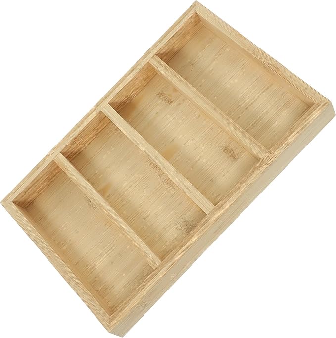 MAGICLULU Sunglasses Organizer Tray 4-Grid Glasses Display Stand Wear-Resistant Storage for Eyewear Home Closet Organization