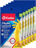 PLAYTEX HandSaver Rubber Gloves for Kitchen and Household Cleaning (6 Pairs)