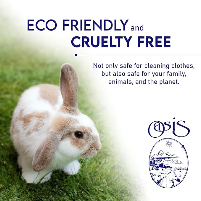 Oasis Biocompatible Laundry Detergent Liquid - Reuse Greywater for Plants - Clean, Safe, Concentrated & Effective, Grey Water Friendly, Sodium-Free, Biodegrades Into Plant Nutrients - HE 128 Loads