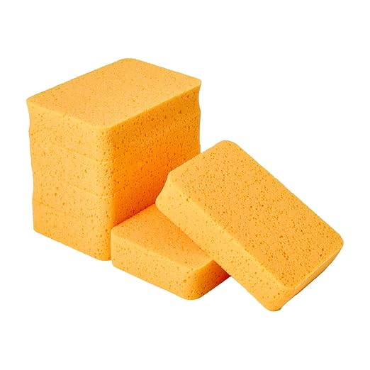 VEVOR 6-Pack Non-Scratch Cleaning Sponges, Dish Scrubber Sponges for Kitchen, Bathroom, Tiles, Marble and Glass Surfaces, Large Household Scrubbing Sponges