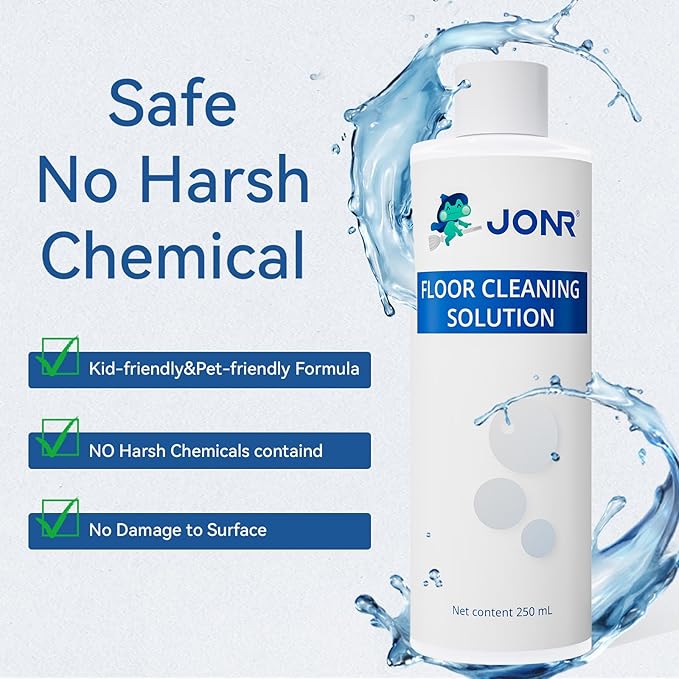 JONR Floor Cleaning Solution, Deep Cleaning for Hard Floors, Designed for ED Series ED12/JONR ED12 Pro,Compatible with Wet Dry Vacuum